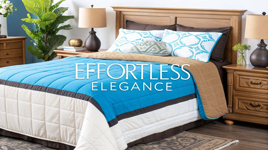 Blue Accent Pillows Bedroom Styling For Effortless Elegance