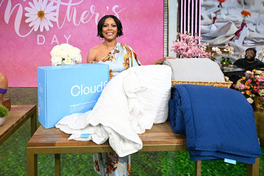 Cloudfit Fitted Comforter Featured on the Tamron Hall Show