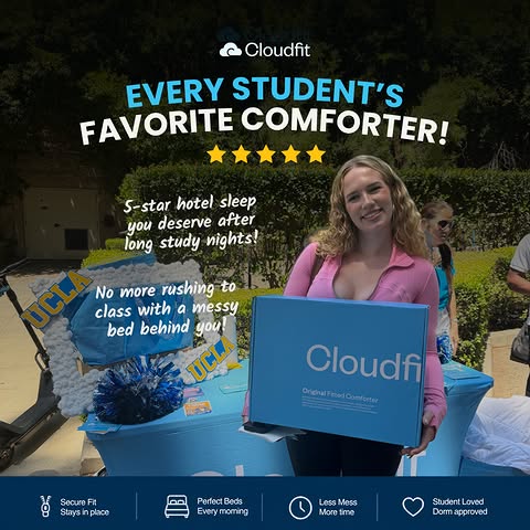 Why Every Dorm Room Needs a Cloudfit Fitted Comforter: The Ultimate Back-to-School Essential