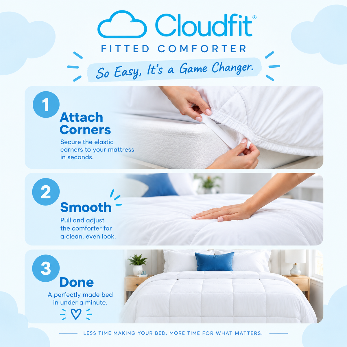 Cloudfit Fitted Comforter - Get your Ultimate Sleep Experience